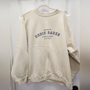 Vintage Eddie Bauer Sweatshirt 2X BUTTER Yellow
